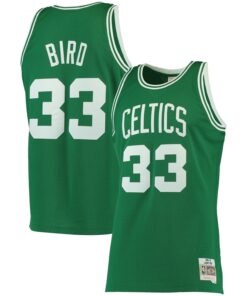 Larry Bird Boston Celtics Mitchell &amp Ness 198586 Big &amp Tall Hardwood Classics Swingman Jersey - Kelly Green