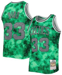 Larry Bird Boston Celtics Mitchell &amp Ness 198586 Galaxy Swingman Jersey - Kelly Green