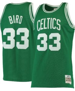 Larry Bird Boston Celtics Mitchell &amp Ness Hardwood Classics Swingman Jersey - Kelly Green