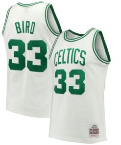 Larry Bird Boston Celtics Mitchell &amp Ness Hardwood Classics Swingman Jersey - White
