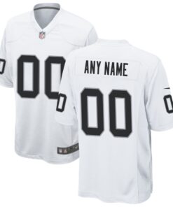Las Vegas Raiders  Custom Game Jersey  White