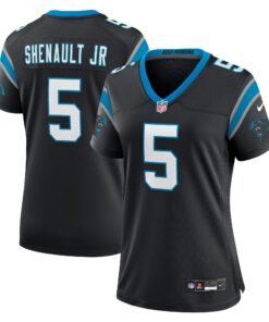 Laviska Shenault Jr. Carolina Panthers  Women_s Team Game Jersey  Black