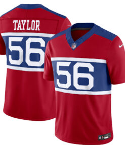Lawrence Taylor New York Giants  Alternate Vapor F.U.S.E. Retired Player Limited Jersey  Century Red