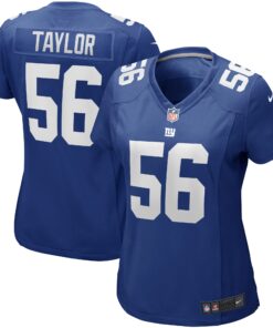 Lawrence Taylor New York Giants  Women_s Game Retired Player Jersey  Royal