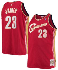 LeBron James Cleveland Cavaliers Mitchell &amp Ness 200304 Big &amp Tall Hardwood Classics Swingman Jersey - Red