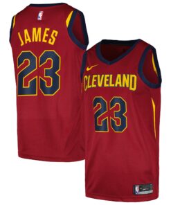 LeBron James Cleveland Cavaliers Swingman Player Jersey - Icon Edition - Wine