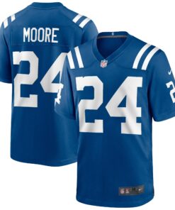 Lenny Moore Indianapolis Colts  Game Retired Player Jersey  Royal