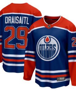Leon Draisaitl Edmonton Oilers Fanatics Home Breakaway Jersey  Royal
