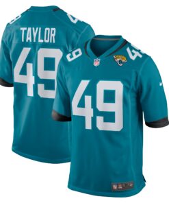 Leonard Taylor Jacksonville Jaguars   Game Jersey   Teal