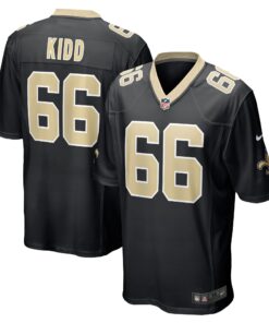 Lewis Kidd New Orleans Saints  Game Player Jersey  Black