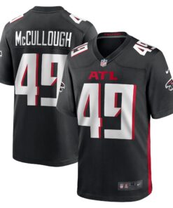 Liam McCullough Atlanta Falcons  Team Game Jersey   Black