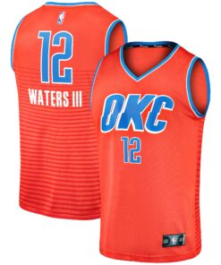 Lindy Waters III Oklahoma City Thunder Fanatics Fast Break Replica Player Jersey - Statement Edition - Orange