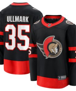 Linus Ullmark Ottawa Senators Fanatics Home Premier Breakaway Player Jersey  Black