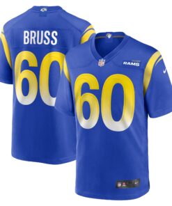 Logan Bruss Los Angeles Rams  Game Player Jersey  Royal