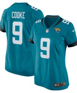 Logan Cooke Jacksonville Jaguars  Women_s Game Jersey  Teal