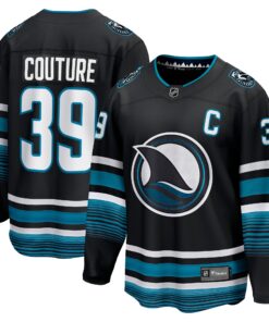 Logan Couture San Jose Sharks Fanatics Alternate Premier Breakaway Player Jersey  Black