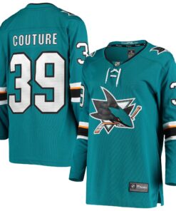Logan Couture San Jose Sharks Fanatics Women_s Breakaway Home Player Jersey  Teal