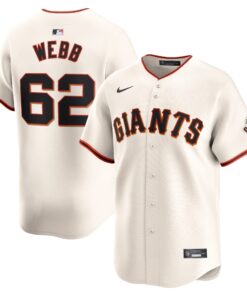 Logan Webb San Francisco GiantsHome Limited Player Jersey  Cream