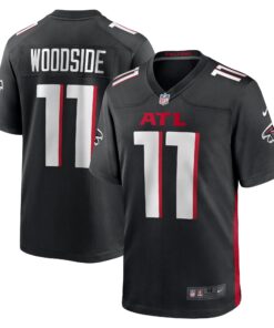 Logan Woodside Atlanta Falcons  Team Game Jersey   Black