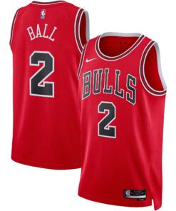 Lonzo Ball Chicago Bulls Unisex Swingman Jersey - Icon Edition - Red