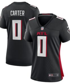 Lorenzo Carter Atlanta Falcons  Women_s Game Player Jersey  Black