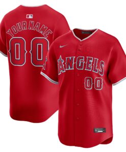  Los Angeles Angels Alternate Limited Custom Jerseynbspâ€“ Red