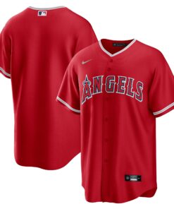 Los Angeles AngelsAlternate Replica Team Jersey  Red