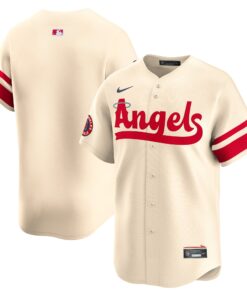  Los Angeles AngelsCity Connect Limited Jersey  Cream