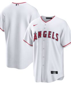 Los Angeles AngelsHome Blank Replica Jersey  White