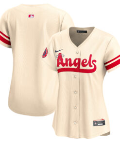  Los Angeles AngelsWomen_s City Connect Limited Jersey  Cream