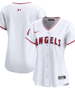 Los Angeles AngelsWomen_s Home Limited Jersey  White