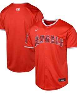 Los Angeles AngelsYouth Alternate Limited Jersey  Red
