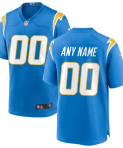 Los Angeles Chargers  Custom Game Jersey  Powder Blue