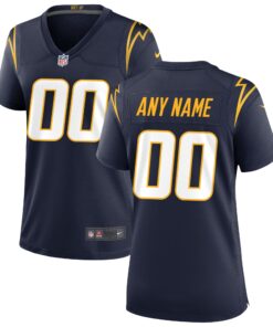 Los Angeles Chargers  Women_s Alternate Custom Game Jersey  Navy