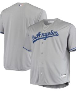 Los Angeles Dodgers Big amp Tall Replica Team Jersey  Gray
