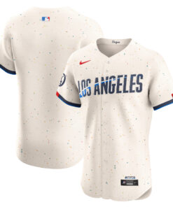 Los Angeles DodgersCity Connect Elite Jersey  Cream