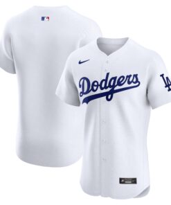 Los Angeles DodgersHome Elite Jersey  White