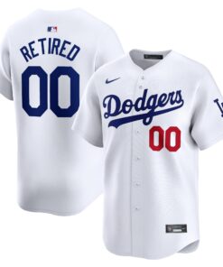Los Angeles DodgersHome Limited PickAPlayer Retired Roster Jersey  White