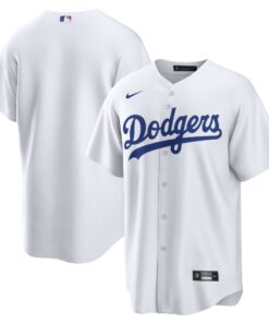 Los Angeles DodgersHome Replica Team Jersey  White