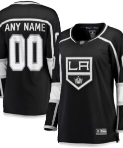 Los Angeles Kings Fanatics Women_s Home Breakaway Custom Jersey  Black