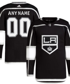  Los Angeles Kings  Home  Primegreen Authentic Custom Jersey  Black