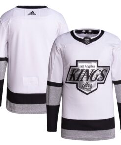 Los Angeles Kings Men_s 202122 Alternate Primegreen Authentic Jersey  White