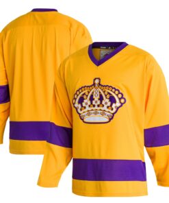 Los Angeles Kings Team Classics Authentic Blank Jersey  Gold