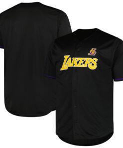 Los Angeles Lakers Profile Big &amp Tall Pop Jersey - Black