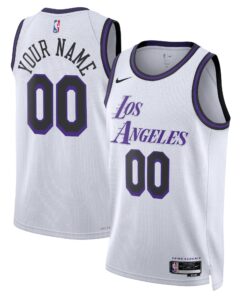 Los Angeles Lakers Unisex 202223 Swingman Custom Jersey - City Edition - White