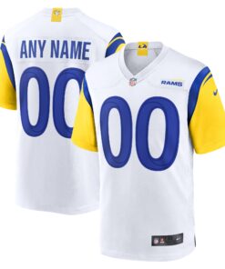 Los Angeles Rams  Alternate Custom Jersey  White