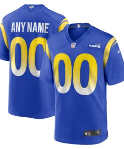 Los Angeles Rams  Custom Game Jersey  Royal