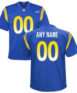 Los Angeles Rams  Youth Custom Game Jersey  Royal