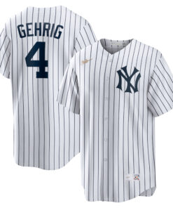 Lou Gehrig New York YankeesHome Cooperstown Collection Player Jersey  White