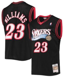 Lou Williams Philadelphia 76ers Mitchell &amp Ness 200506 Hardwood Classics Swingman Jersey - Black